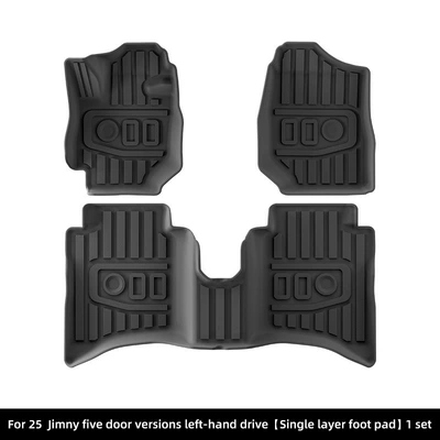Modelə uyğun ayaqaltı Jimny Car Floor Mats, Special - 25-models-of-suzuki-jimny-single-layer-floor-mats-left-hand-drivefive-door-version