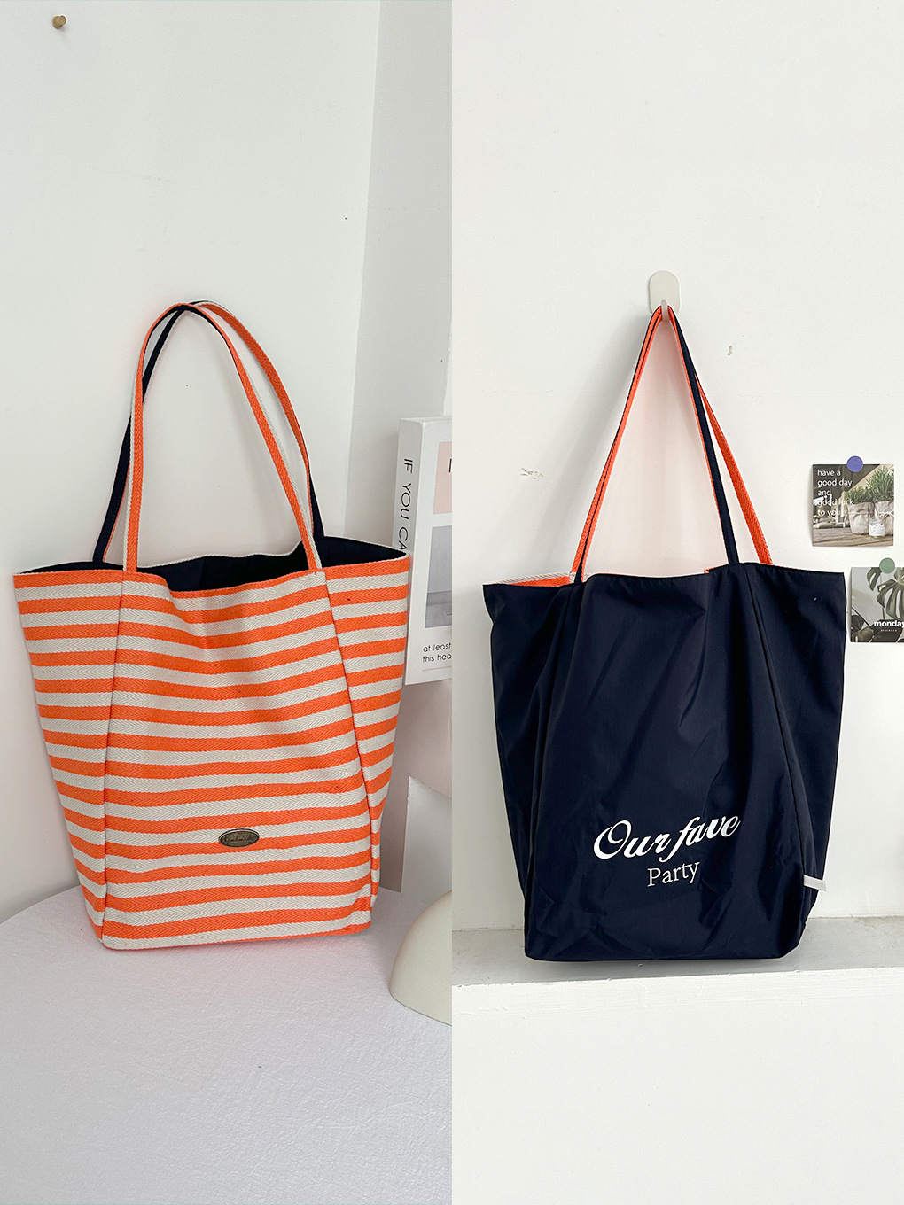 Bolso bandolera americano de nylon de alta calidad con rayas de nicho retro, bolso de lona de gran capacidad de primavera y verano
