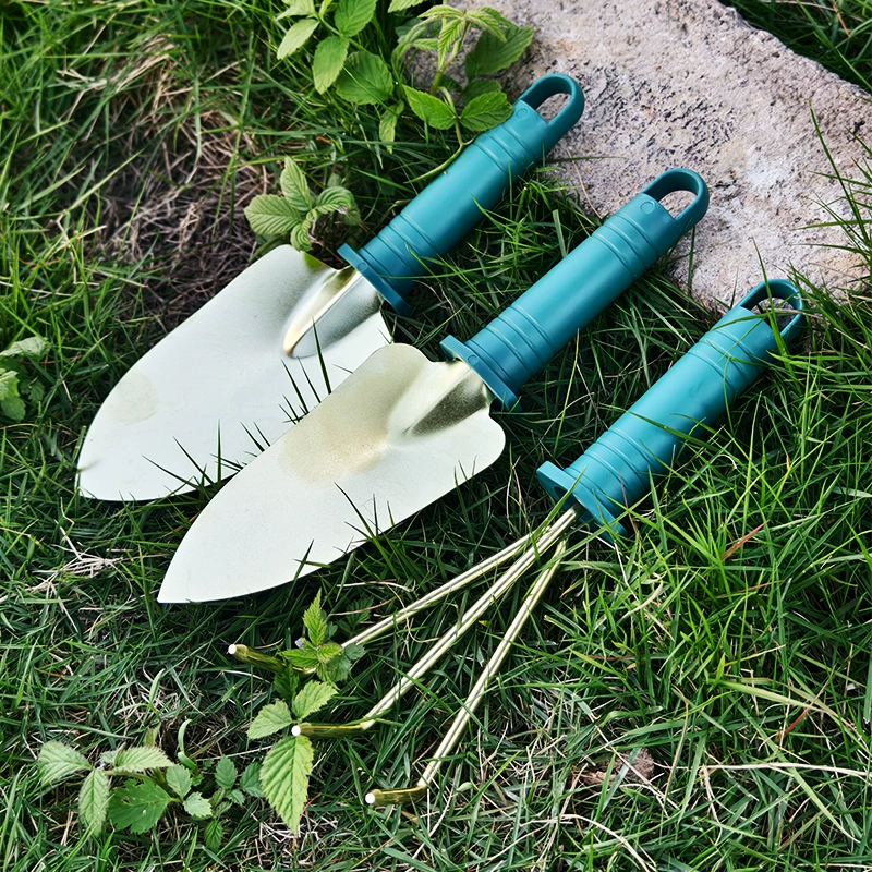 Спотовые садовые инструменты из нержавеющей стали небольшая лопата бытовые наборы для выращивания цветов и овощей