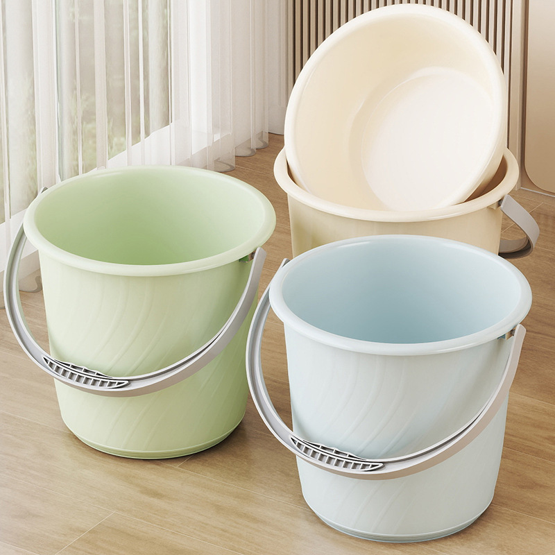 Large Water Storage Bucket Wholesale, Thickened and Enlarged Water Bucket for Home Use, Bath Bucket, Foot Soaking Bucket, Student Bucket, Basin Set, Three-Piece Set