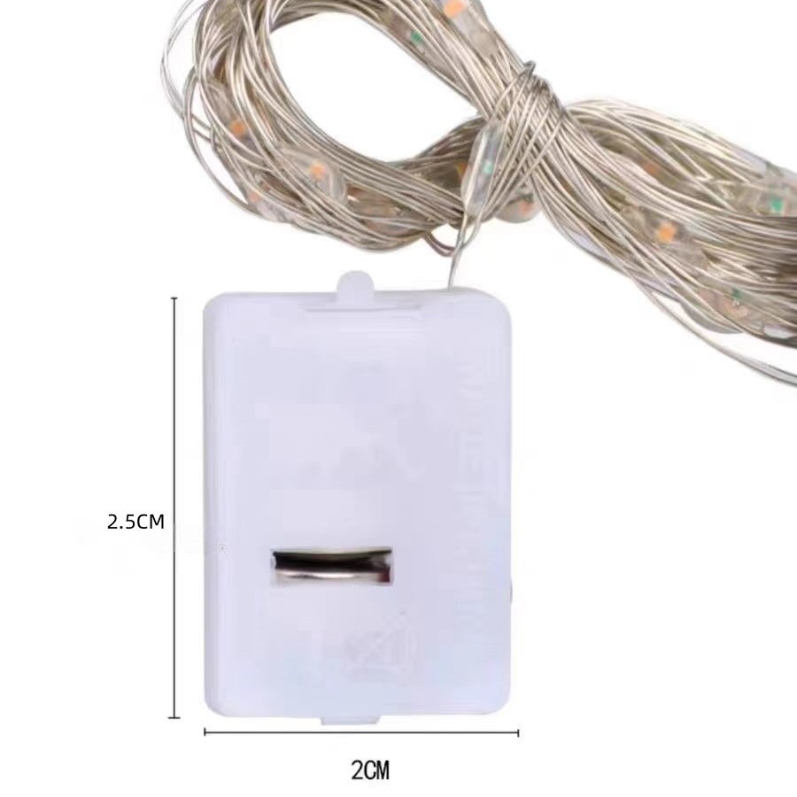 Lámpara de color led Lámpara de cadena led Caja de regalo Mini cable de cobre Lámpara de cadena Decoración de ramo de luz de ambiente de cumpleaños