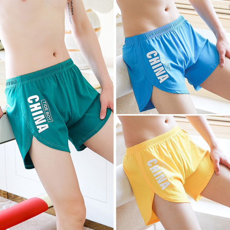 Pantalones de hombre 100% algodón de ángulo plano de algodón de alto grado para hombres, pantalones cortos de hombre