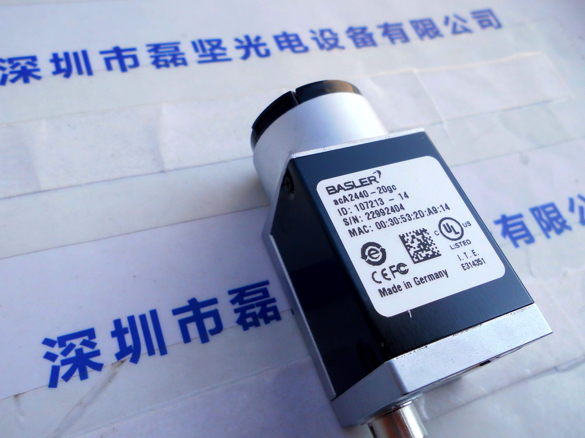 acA2440-20gc相机 　BASLER巴斯勒面阵相机   500万像素