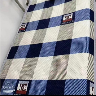 Single Student Dormitory Bed Cover Four Seasons Universal Sofa Cushion Bay Window Cushion Three-Layer Cotton Non-Slip Machine Washable