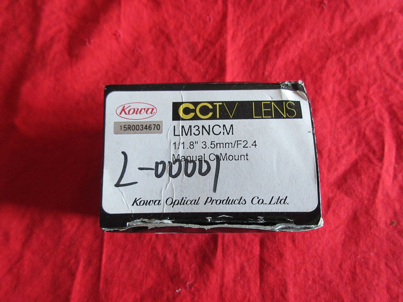 新的原装日本KOWA LM3NCM 1/1.8 3.5mm/F2.4