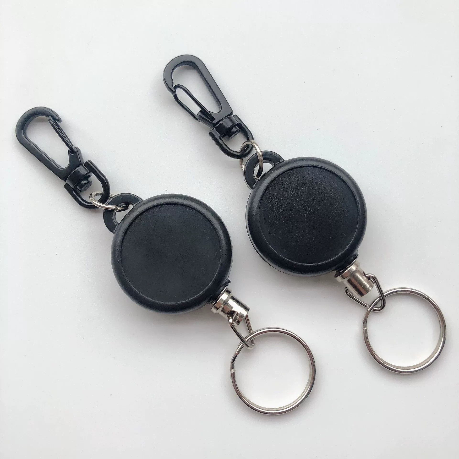 Protective elastic black climbing protection buckle, 35mm, anti-theft