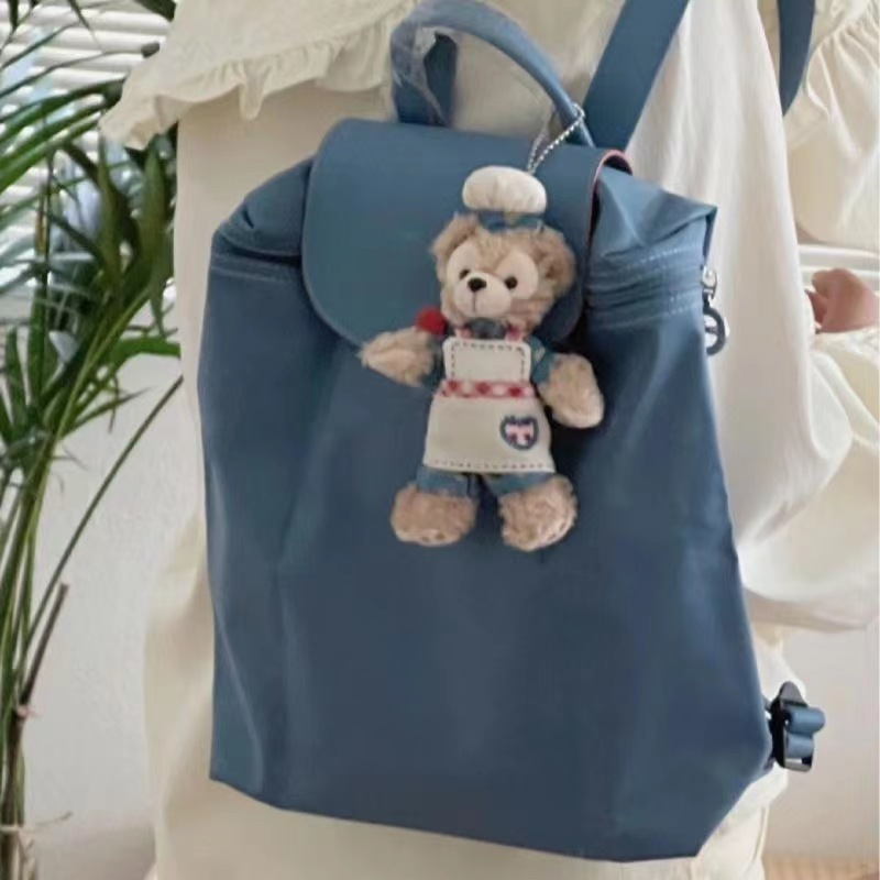 French Longchamp Bag 70Th Anniversary Backpack Nylon School Bag Waterproof Foldableing Casual Lightweight Women's School Bag Backpack Trendy