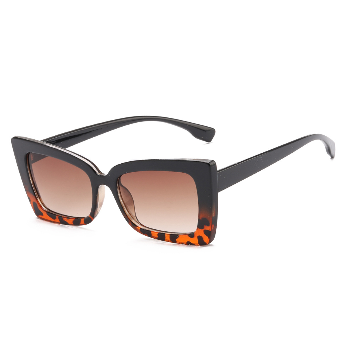 2021 Nuevas gafas de sol coreanas Gafas de sol transfronterizas europeas y americanas Caja de mujer Gafas de sol personalizadas de moda personalizadas 98056