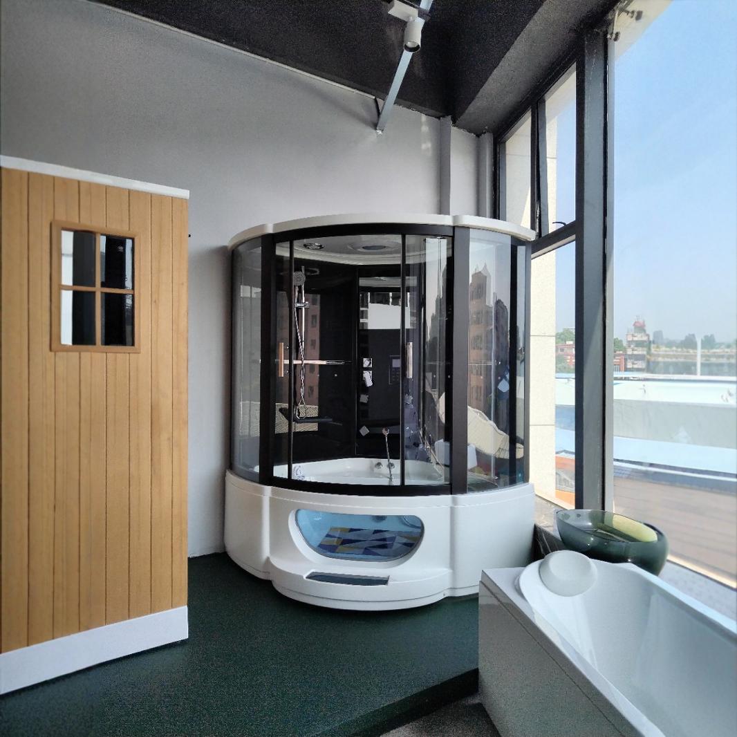 Baños interiores de vapor de Auwo proveedores de ducha de vapor doble sauna ducha de vapor baño general
