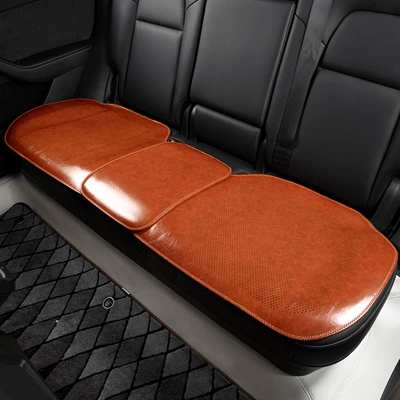 Seat cushion, seat cover: RX350h/NX260/CT/RZ Seat Covers - type-a-oil-wax-leather-agate-red-rear-seat