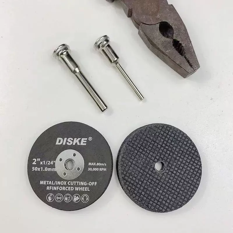 迷你电磨配件50双网切割片树脂切片不锈钢金属磨片砂轮锯片