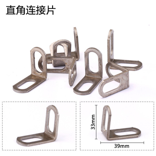 Motorcycle modified exhaust pipe installation accessories spring, right-angle connecting piece, short connecting piece, movable spring
