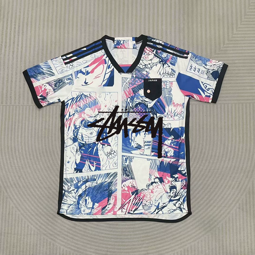 Футболка Stussy Stussy с подписью, Аргентина, Интер, Бразилия, Италия, Фламенго, короткие рукава
