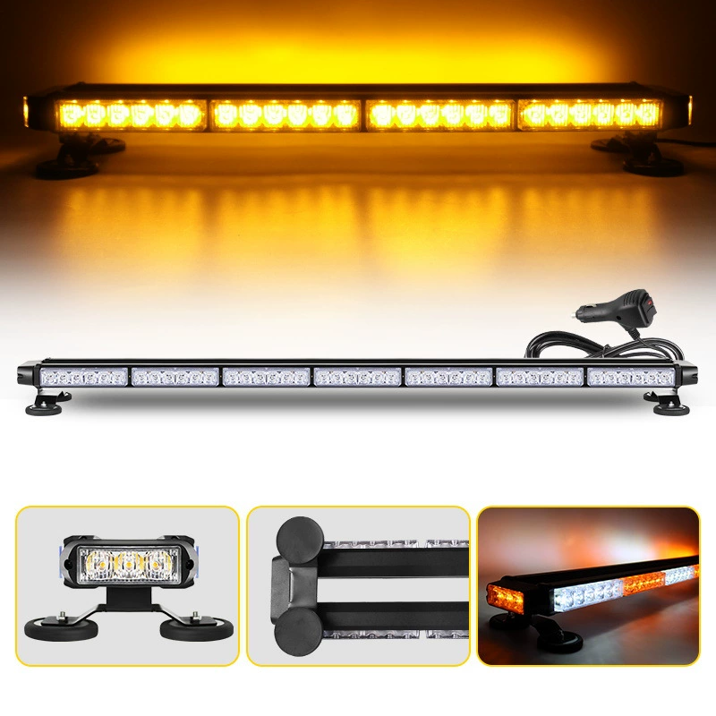 Четырехсторонний светодиодный фонарь на крыше автомобильный Магнитный потолочный светильник автомобильный мощный сигнальный свет спасательный автомобиль Взрыв света