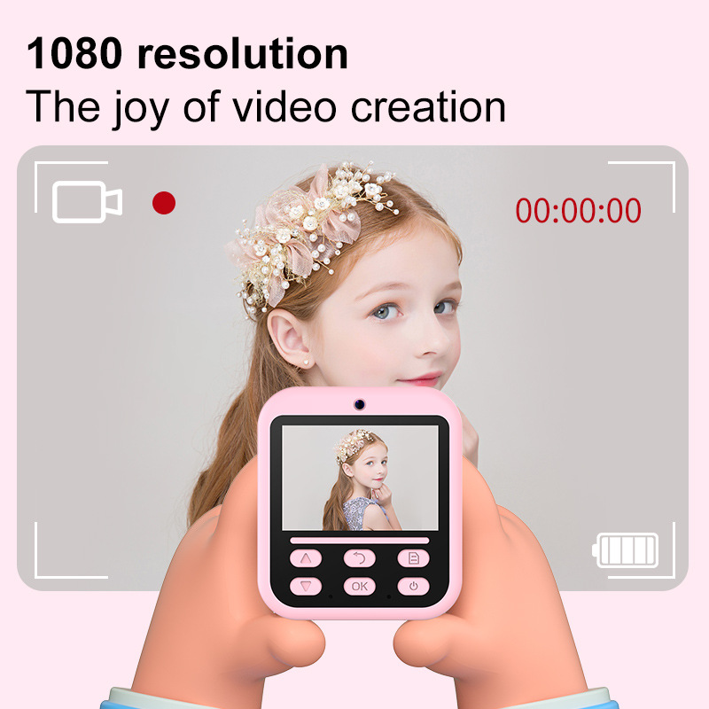 Nueva cámara digital para niños Polaroid Cross-border S1 Mini bolsillo para niños con impresión HD Regalo de cámara