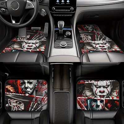 Avtomobil döşəmə paspasları — mat absorbent quick-drying dirt-resistant wear-resistant - personalized-floor-mats-16-3545cm-two-piece-set