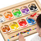 Children's Magnetic Beads Maze Magnetic Color Classification Counting Board Baby Educational Toys Montessori Early Education 0-3 Years 6