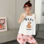 夏季外穿大码字母家居服