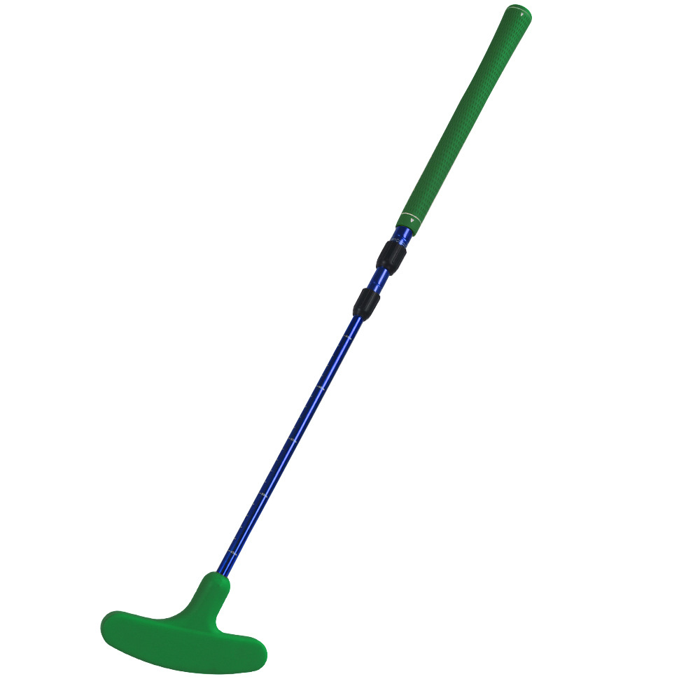 Three sections of green