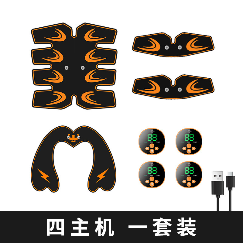 クロスボーダーEMSスマートパルス健腹器腹筋貼り怠け者筋肉訓練器フィットネス器材マッサージフィットネス器|undefined