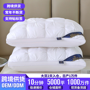 Wholesale Foreign Trade Pillows, Hotel Pillows, Household Twisted Bread Pillows, Cervical Spine Protection High Pillows, Non-Collapse Pillow Cores