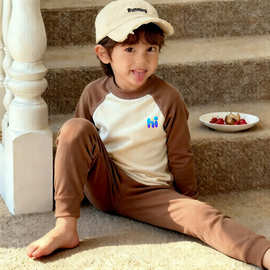 儿童舒适德绒内衣套装学生秋衣秋裤女童长袖男童保暖恒温打底衣服