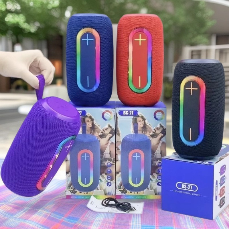 新款无线户外双喇叭蓝牙音箱大音量超重低音炮家用便携车载小音响|undefined