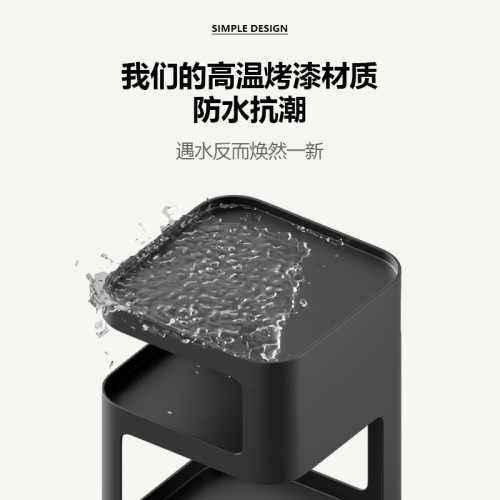 简约铁艺小茶几边几客厅卧室床头柜角几创意网红沙发边柜置物桌子