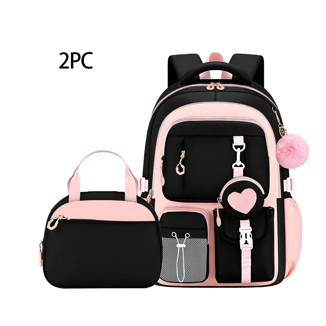 Nuevas mochilas transfronterizas para estudiantes de primaria, mochila de niñas de secundaria ligera y de gran capacidad.