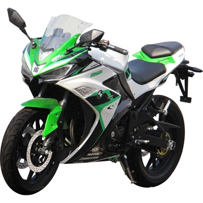 Elektrikli motosikletlər – Outlet Motorcycle Big Sports - green-white-v6-200cc-single-cylinder-air-cooled-engine-gps-positioning-mobile-phone-bracket-licensing-procedures