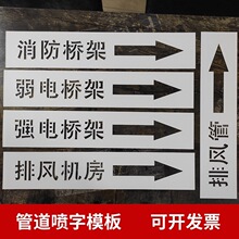 动力强弱电高低压消防线槽UPS桥架禁止接地镂空喷漆模板