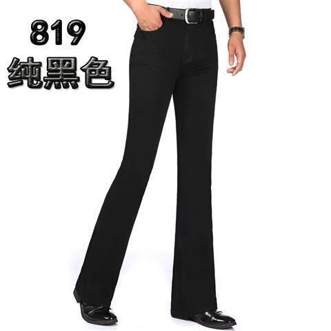 80S Flared Pants for Men, Mid-Waist Elastic Wide-Leg Pants, Men's Retro Slightly Flared Pants, Long Dance Pants, New Thin Style 80S Flared Pants for Men, Mid-Waist Elastic Wide-Leg Pants, Men's Retro Slightly Flared Pants, Long Dance Pants, New Thin Style