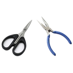 Multi-functional office student household scissors wire small scissors cut flower rod manual small pointed nose pliers multi-purpose