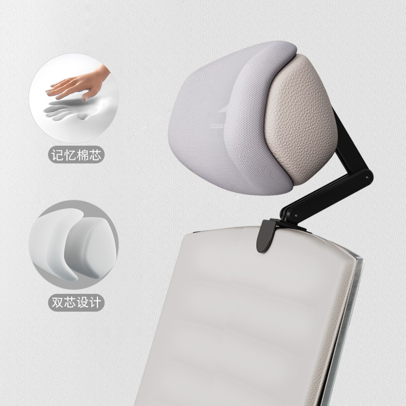 オフィスチェアのヘッドレスト、昼寝用コンピューターチェア、高めのヘッドレスト、背もたれと首枕、ワークステーションの昼休み、仰向け寝用のアーティファクト|undefined