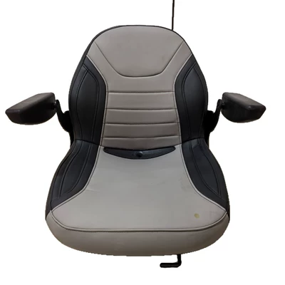 Lawn mower seat assembly is suitable for garden and agricultural machinery vehicles and is a universal type of seat (Other vehicle seats) - black-and-gray-seats