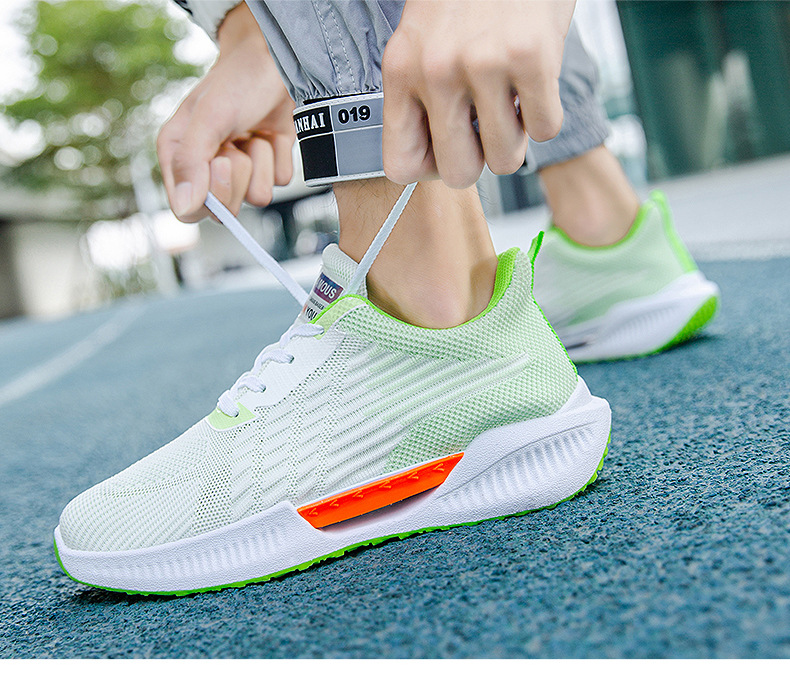 Scarpe da tennis da uomo Sneakers Tessuto Mesh Calzature da ginnastica comode e versatili_voghion.com