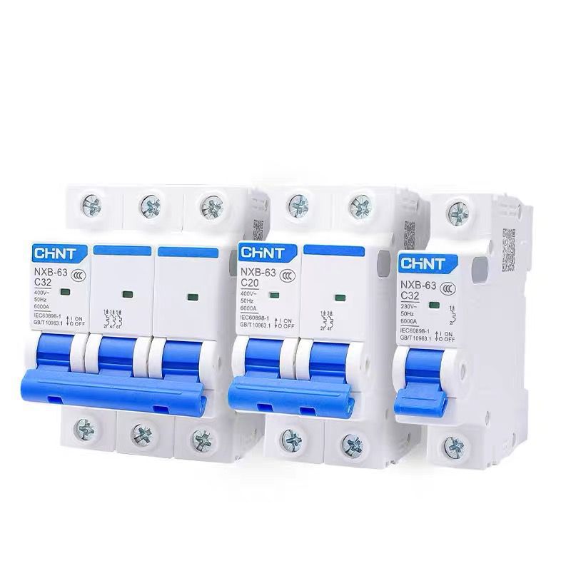 Zhengtai Air Circuit Breaker NXB-63 Household 2P Circuit Breaker 3P Small Circuit Breaker 1P Main Switch Electric Switch 4P 32A 63A