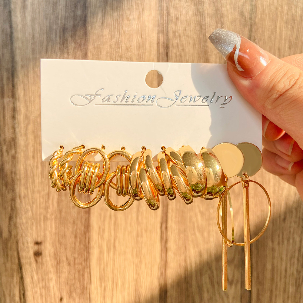 Holiday, Daily Occasion 1 Set Ig Style Casual Round Plating Inlay Alloy Pearl Earrings