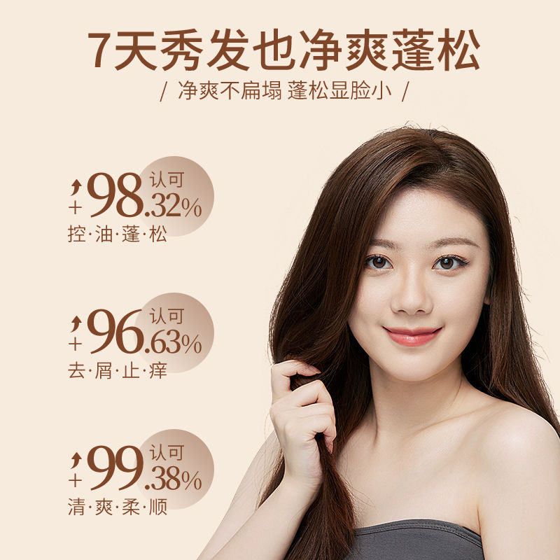 白松露氨基酸洗髮水持久留香型去屑止癢柔順控油蓬鬆滋潤修護頭皮