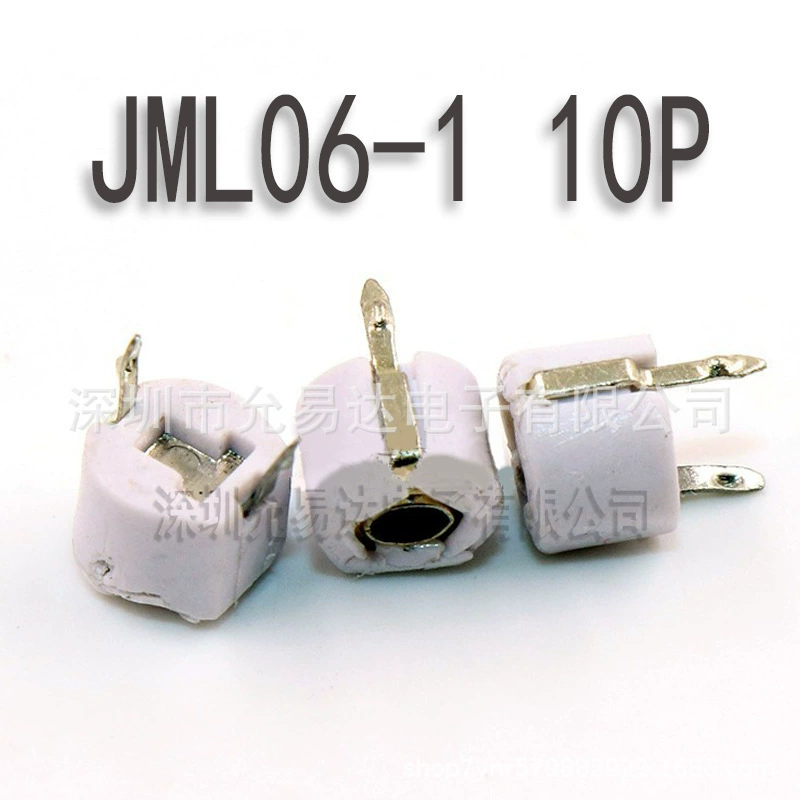 Регулируемый конденсатор с пластиковым уплотнением JML06-1 6 мм, конденсатор с точной настройкой 10P