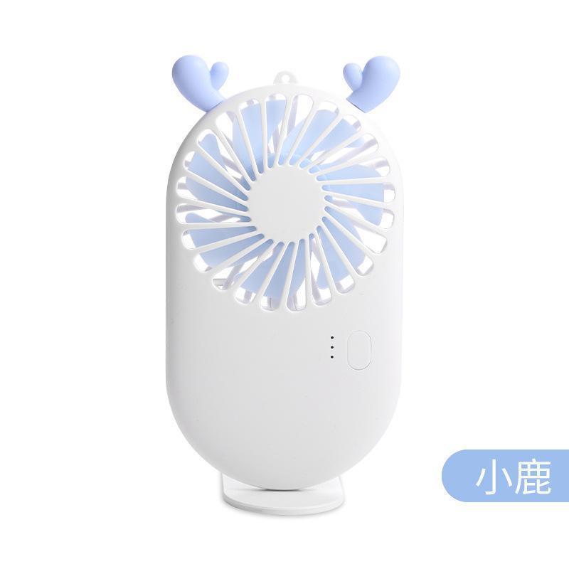 ミニハンドヘルド小型ファンポータブル漫画デスクトップファン充電式ファン屋外 USB ポケット扇風機|undefined