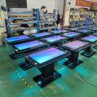 43inch Single Screen Touch Table Suitable for New Retail Store Display with Lights to Attract Attention and Guide Traffic Identification and Control