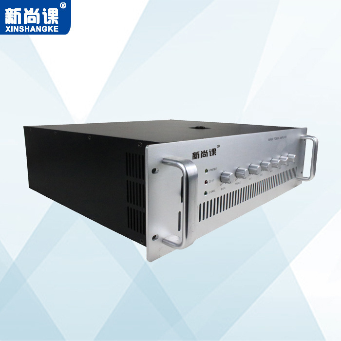 Postal gratuito bluetooth USB cuatro particiones amplificador de radio de voltaje constante música de fondo sistema de radiodifusión pública máquina de ingeniería