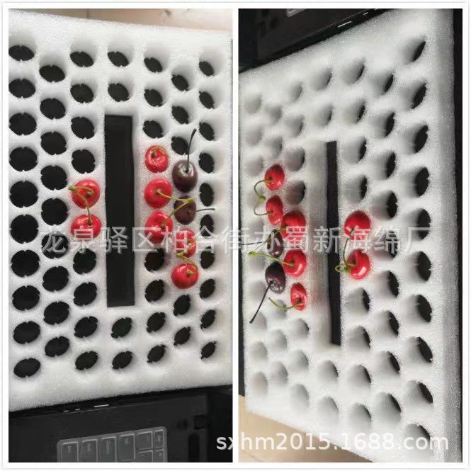 厂家供应白色珍珠棉复铝箔铝膜车厘子樱桃3斤5斤快递内衬包装