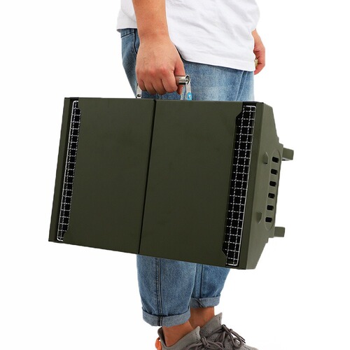 Folding BBQ Grill for Outdoor Camping and Picnics, Charcoal Portable BBQ