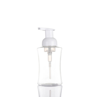 Spot Wholesale 300ml 40 Mouth Foam Bottle Shampoo Shower Gel Foam Bottle with Lotion Pump Cosmetic Bottle