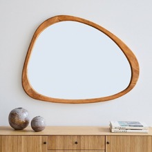 中古风异形镜壁挂穿衣镜家用化妆镜挂墙全身镜卧室梳妆镜试衣镜