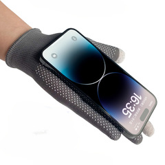 Sunscreen gloves with touch screen anti-slip, summer thin breathable, suitable for riding electric bikes, sports, men and women outdoor mountain climbing