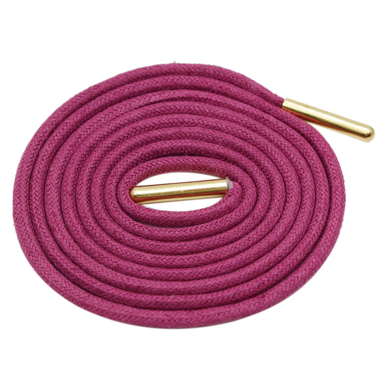 Kurojin redondo de algodón sólido de cera cordón de zapato de 3,5 mm botas Martin botas de cuero botas de herramienta botas accesorios de zapato de cera fina