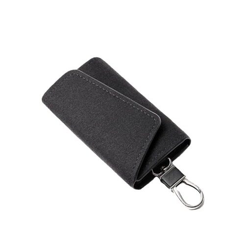 Suede Key Case Protective Cover for Men, New Online Sensation Card Holder, Dual-Function Household Multi-Functional Key Case